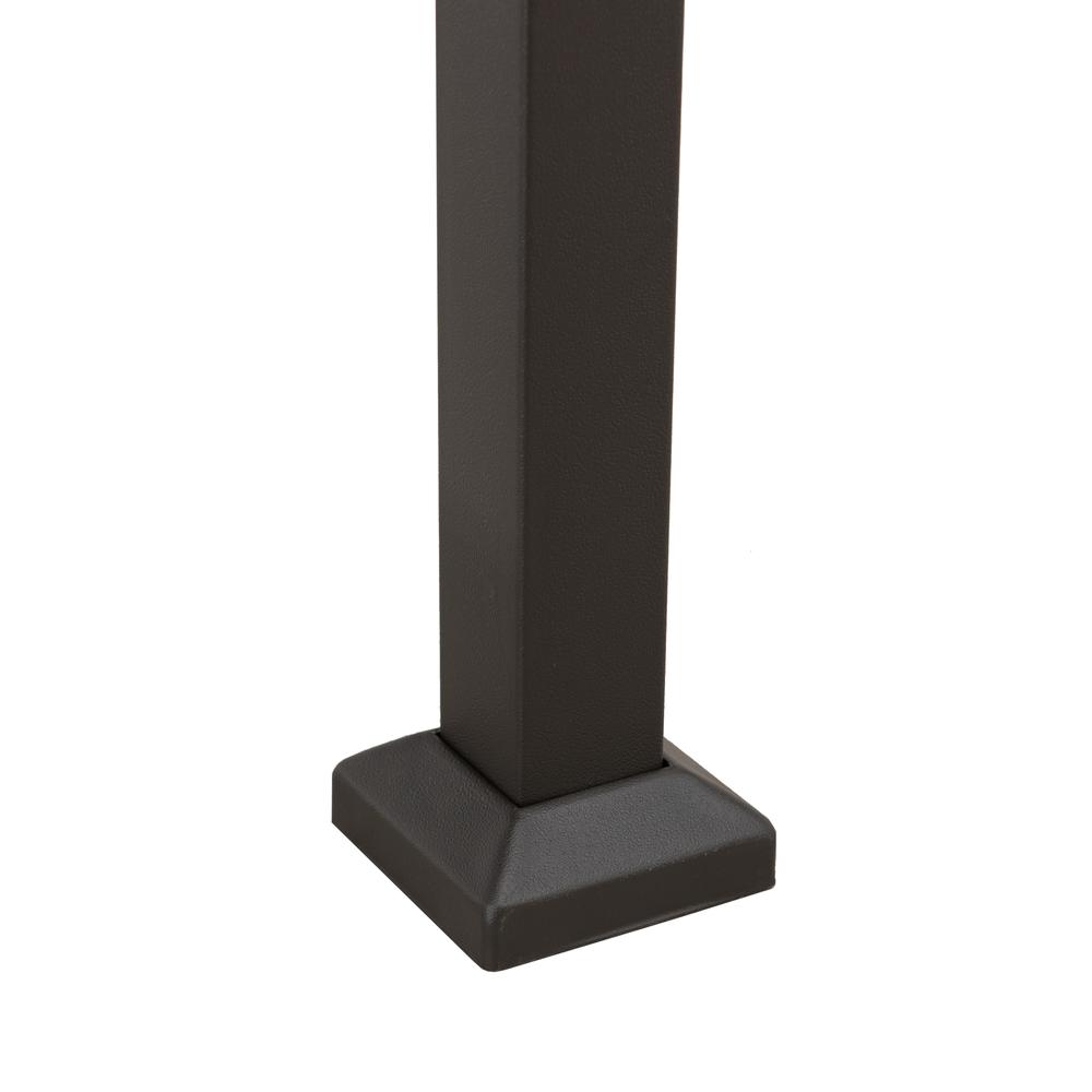 8x5 ftBrown Steel Frame 2-Tier BBQ Grill Gazebo with Ceiling Hook and Shelves. Picture 10