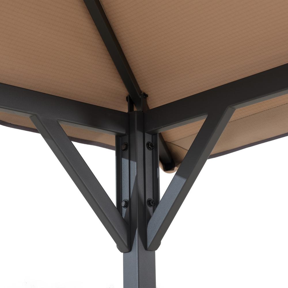 Sunjoy 5 ft x 8 ft Arbrook Grill Gazebo. Picture 3