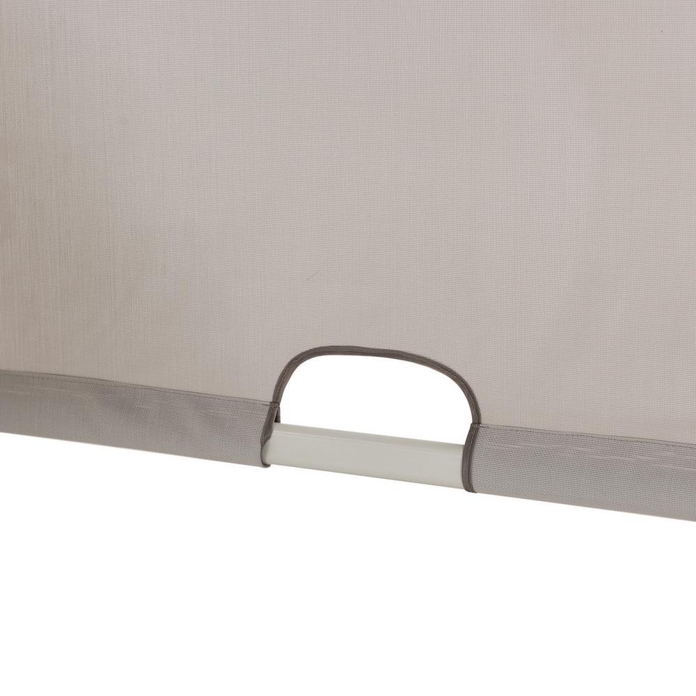 Sunjoy Delrey 12 x 14 ft. Pergola with Adjustable Canopy, Light Gray. Picture 4