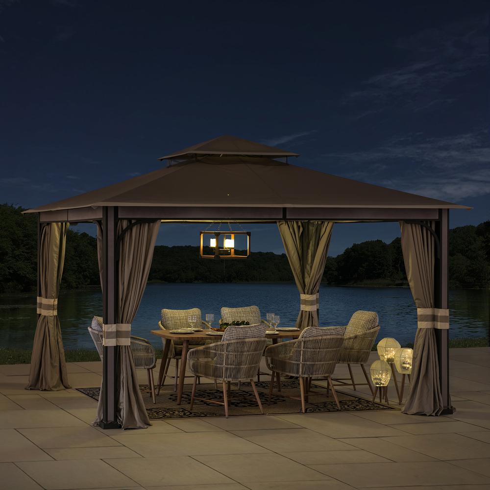 SummerCove Roberts 11 ft. x 13 ft. 2-tier Gazebo. Picture 4