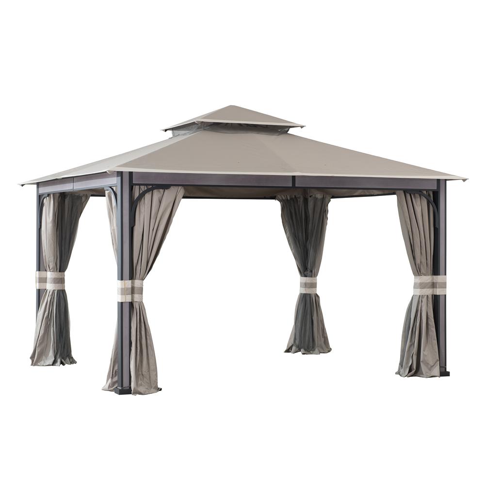 SummerCove Roberts 11 ft. x 13 ft. 2-tier Gazebo. Picture 18