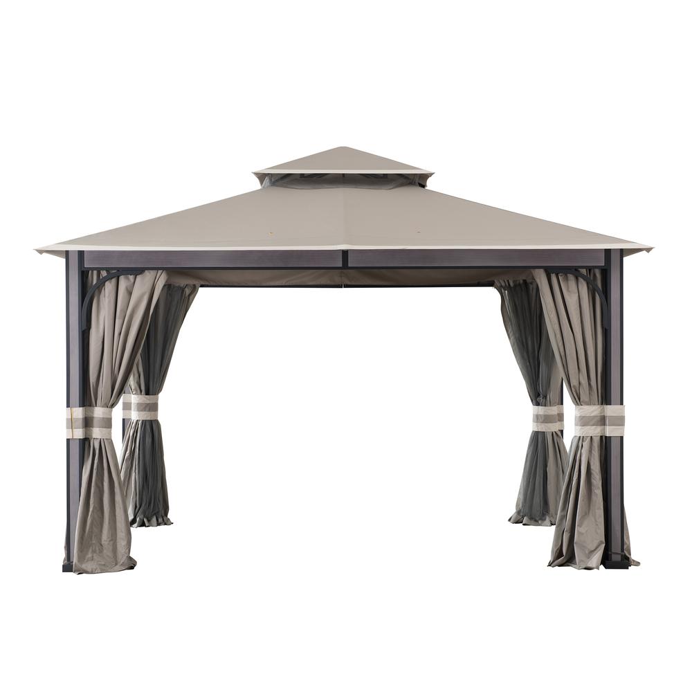 SummerCove Roberts 11 ft. x 13 ft. 2-tier Gazebo. Picture 19