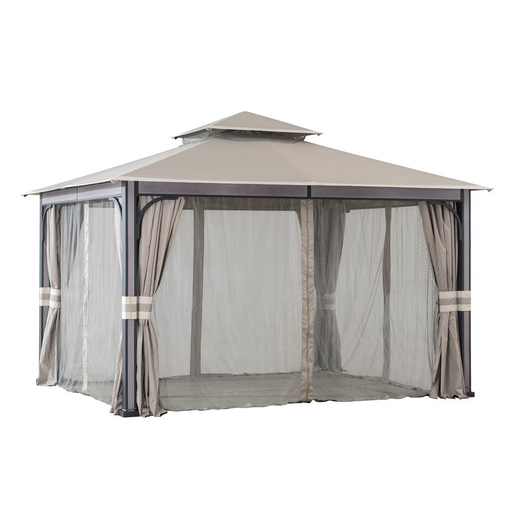 SummerCove Roberts 11 ft. x 13 ft. 2-tier Gazebo. Picture 2