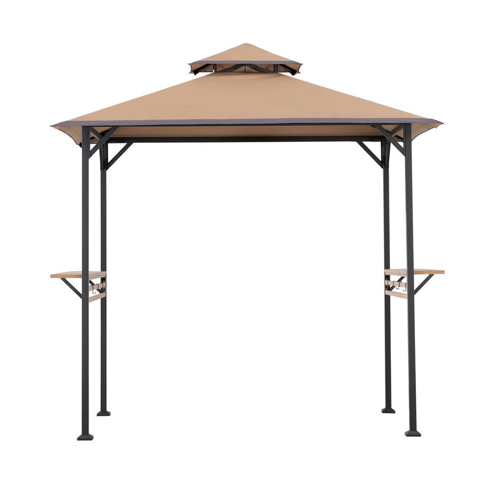 Sunjoy 5 ft x 8 ft Arbrook Grill Gazebo. Picture 1