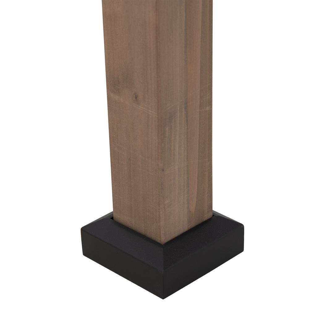 Durable Cedar Frame Wood Gazebo, for Backyard BBQs and Patio Parties, Brown. Picture 16