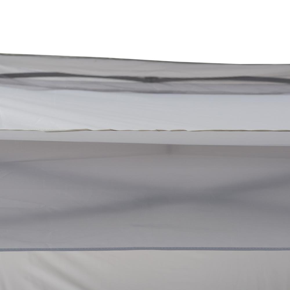 11 ft. x 11 ft. Gray Pop Up Portable Steel Gazebo. Picture 6