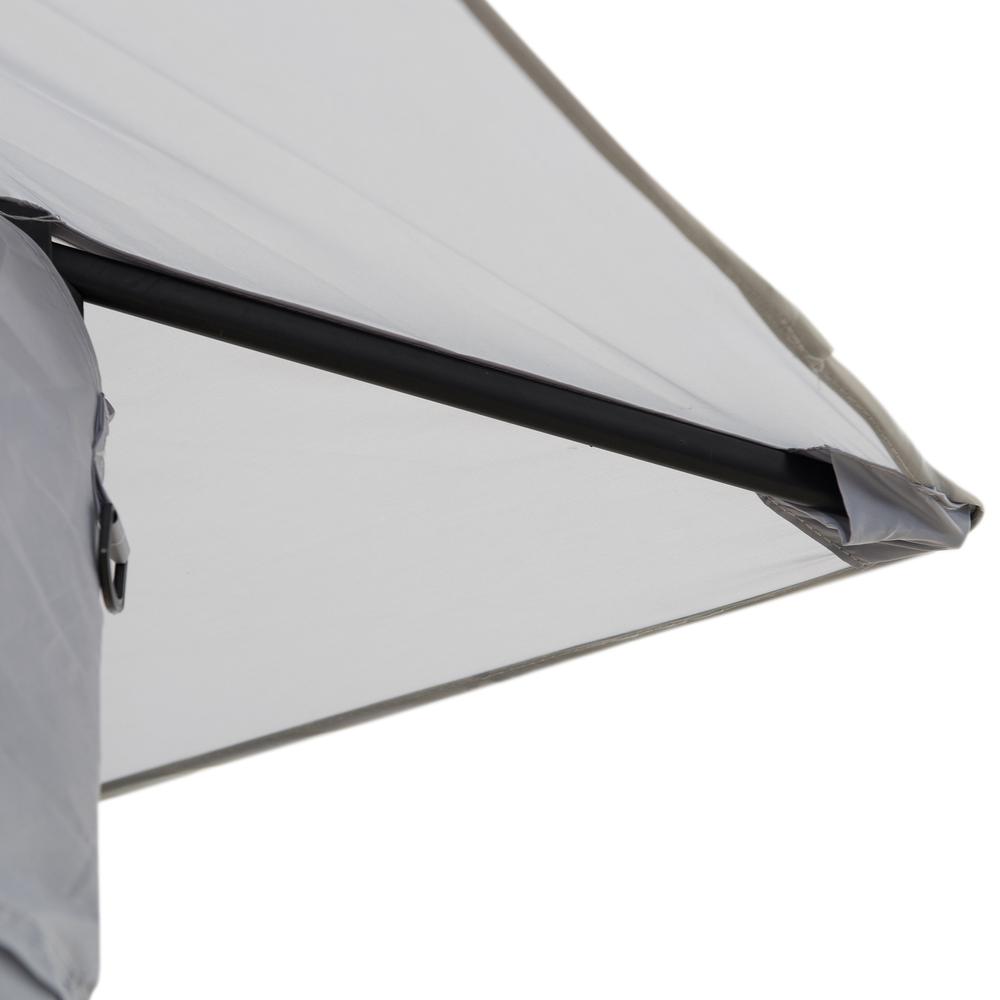 11 ft. x 11 ft. Gray Pop Up Portable Steel Gazebo. Picture 14