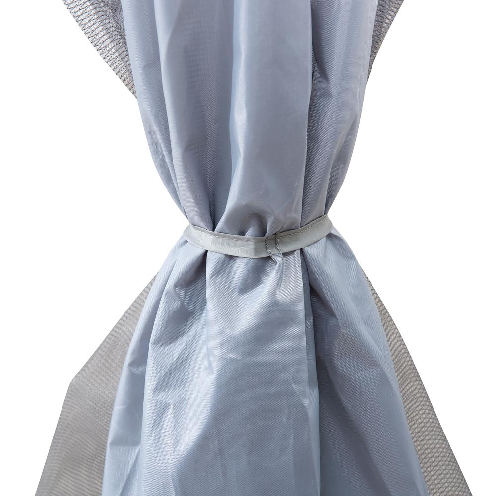 11 ft. x 11 ft. Gray Pop Up Portable Steel Gazebo. Picture 18