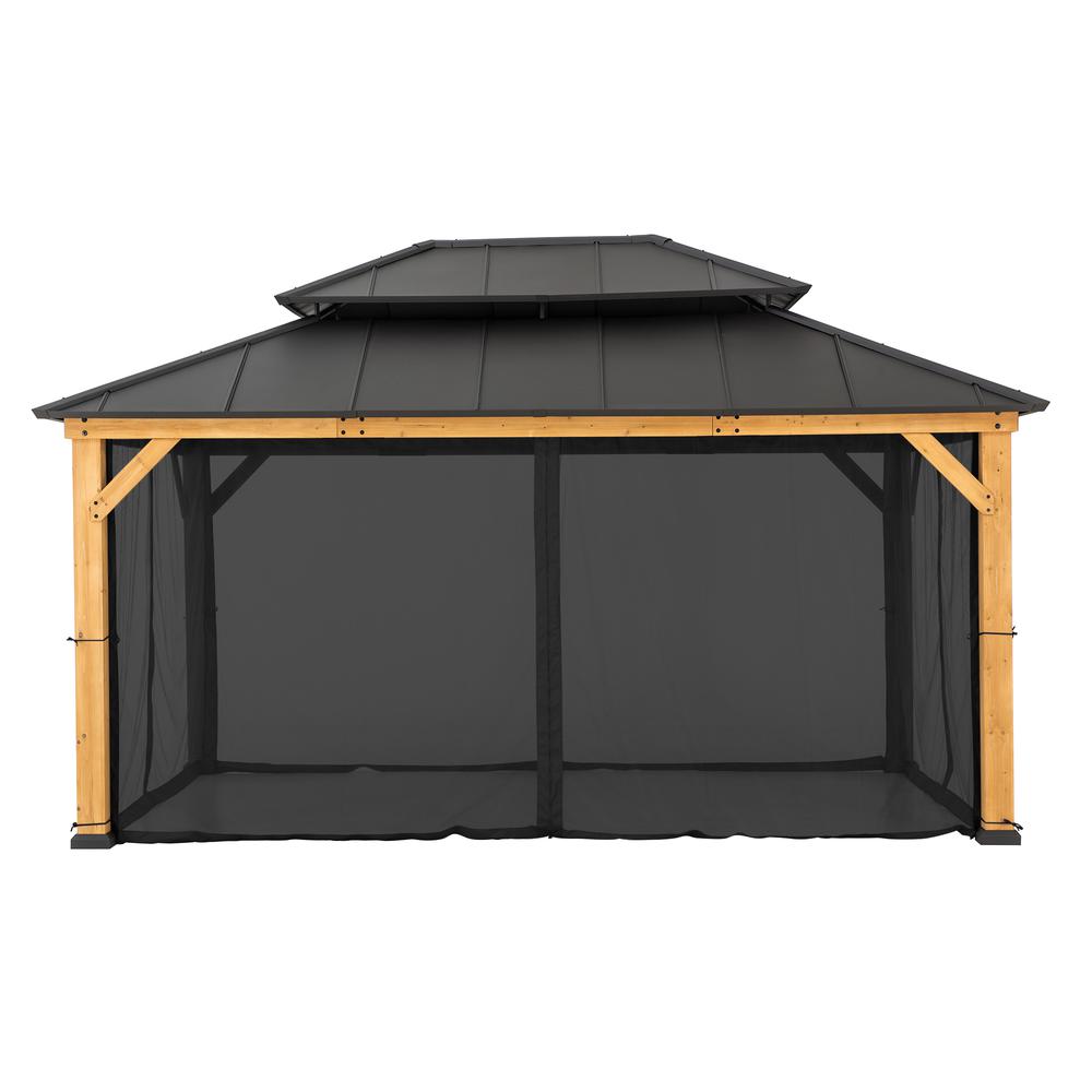 Universal Mosquito Netting for 12 ft. ×16 ft. Gazebos. Picture 7