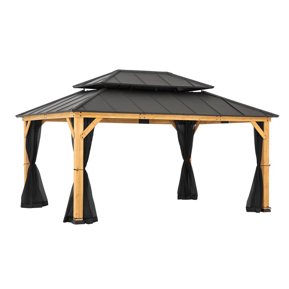 Universal Mosquito Netting for 12 ft. ×16 ft. Gazebos. Picture 9