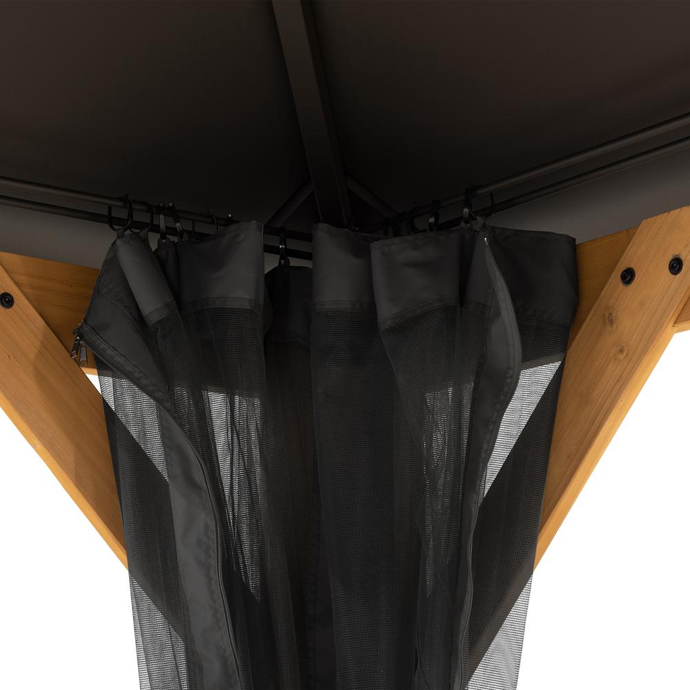 Universal Mosquito Netting for 12 ft. ×20 ft. Gazebos. Picture 7