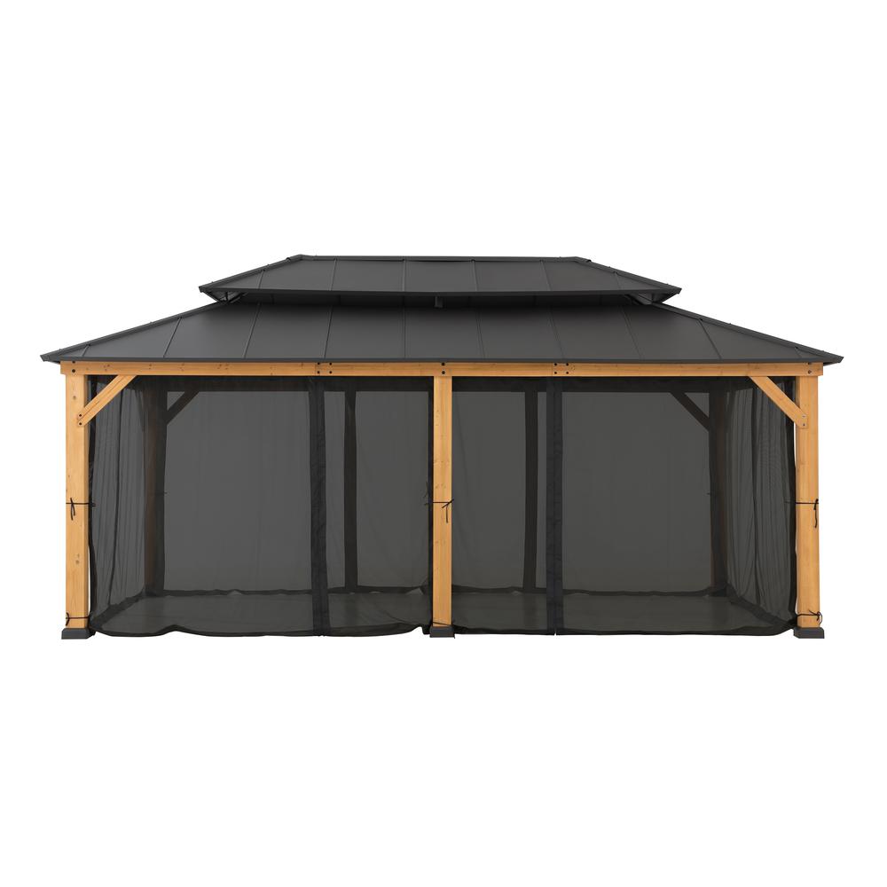 Universal Mosquito Netting for 12 ft. ×20 ft. Gazebos. Picture 5