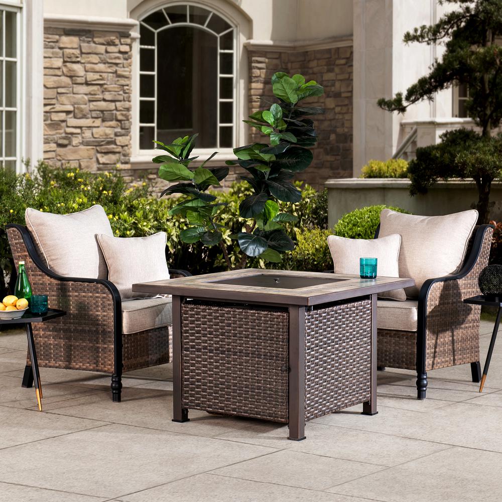 Sunjoy 38 in. Gas Fire Pit Table. Picture 11