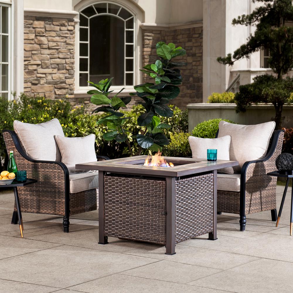 Sunjoy 38 in. Gas Fire Pit Table. Picture 12