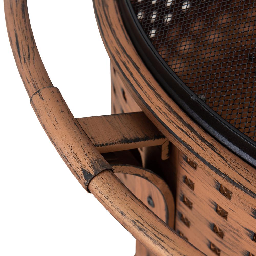 Sunjoy 30 in. Outdoor Wood-Burning Fire Pit. Picture 6