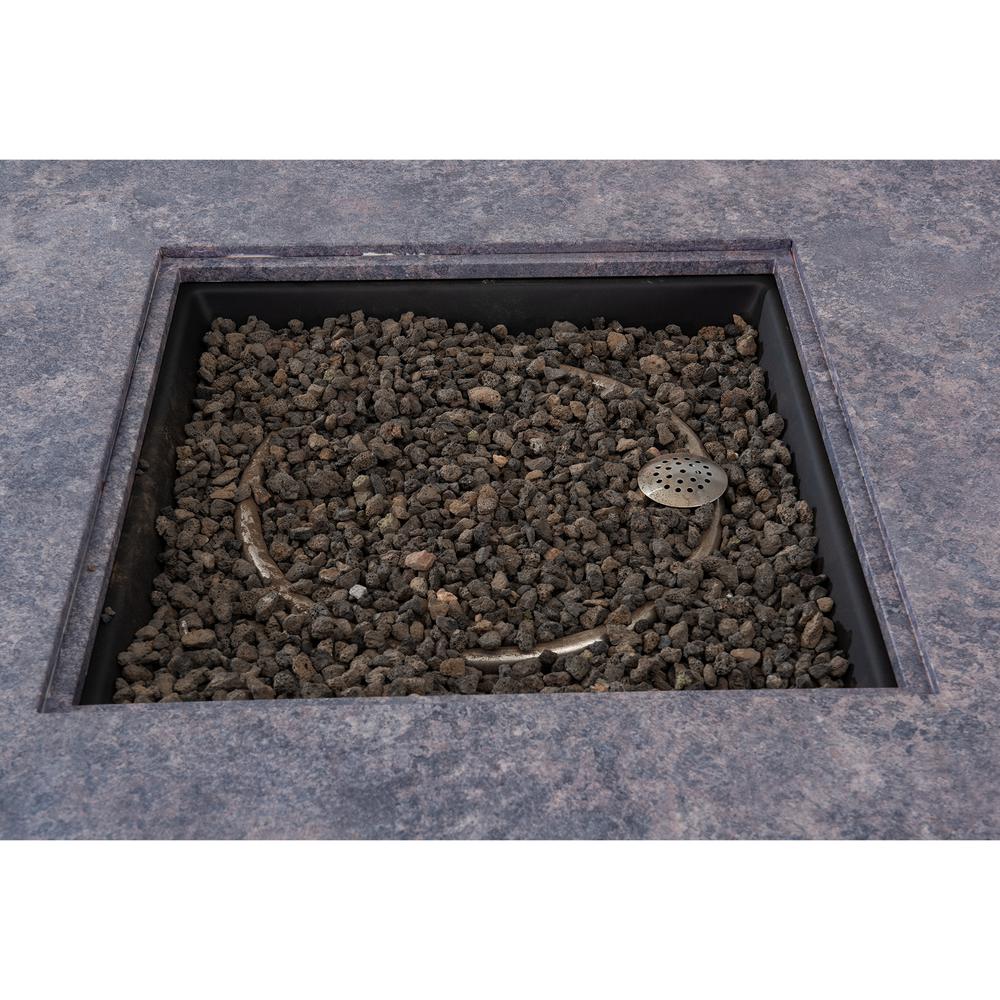 Sunjoy 38" Large Size Outdoor Patio Propane Burning Fire Pit Table. Picture 11