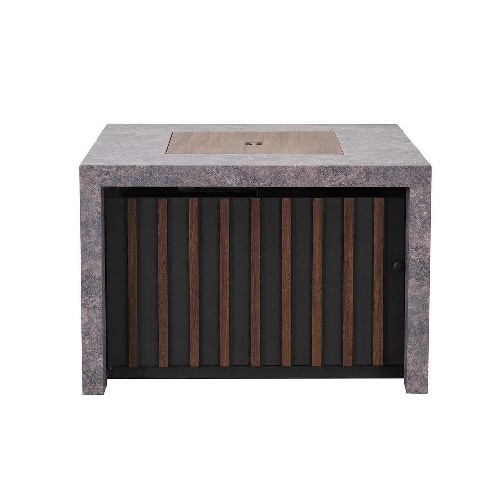 Sunjoy 38" Large Size Outdoor Patio Propane Burning Fire Pit Table. Picture 1