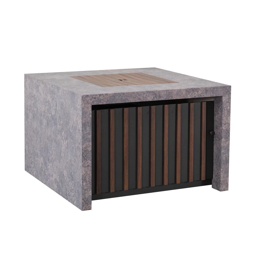 Sunjoy 38" Large Size Outdoor Patio Propane Burning Fire Pit Table. Picture 2