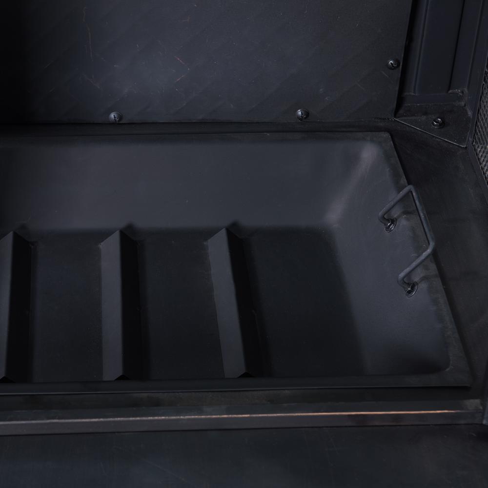 Heirloom Slate Wood Burning Fireplace - Black. Picture 5