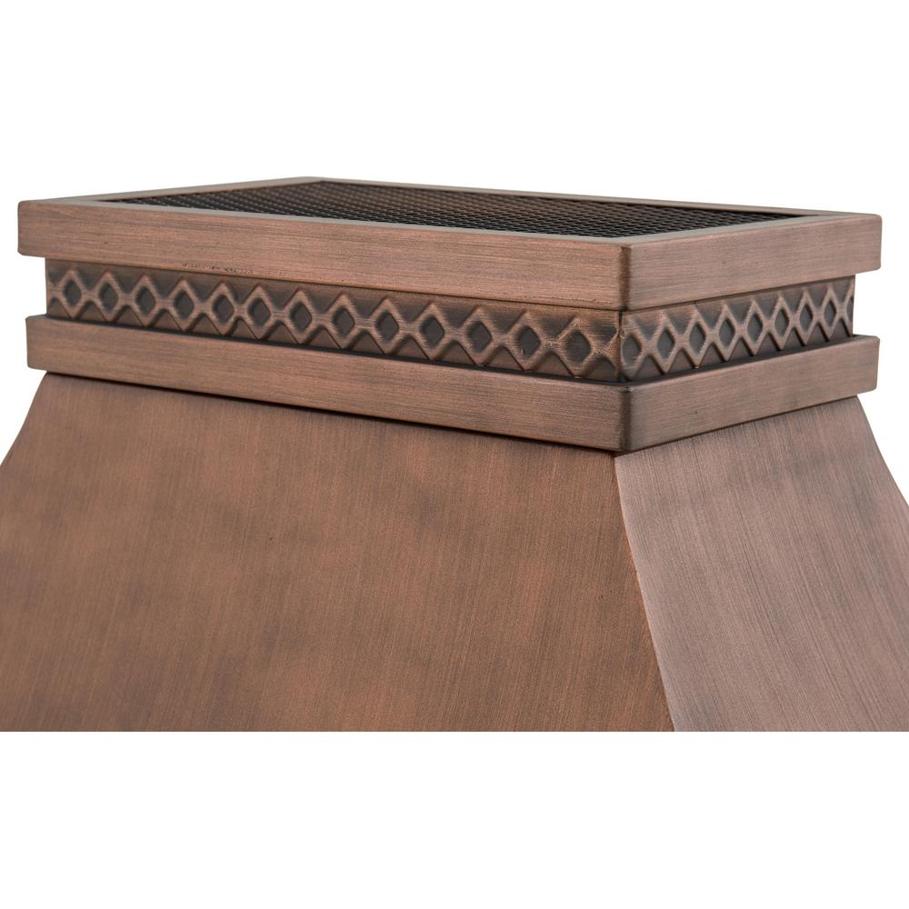 Sunjoy Heirloom Slate Wood Burning Fireplace - Copper. Picture 5