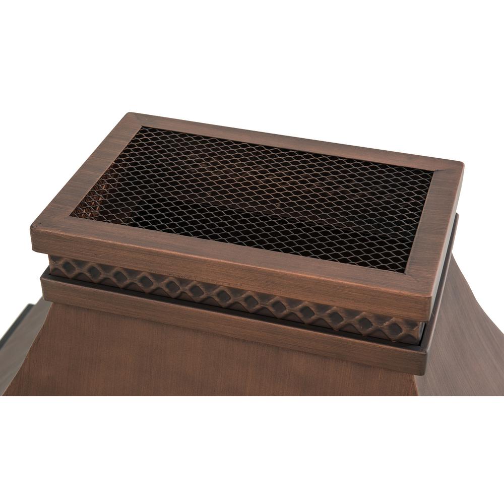 Sunjoy Heirloom Slate Wood Burning Fireplace - Copper. Picture 7