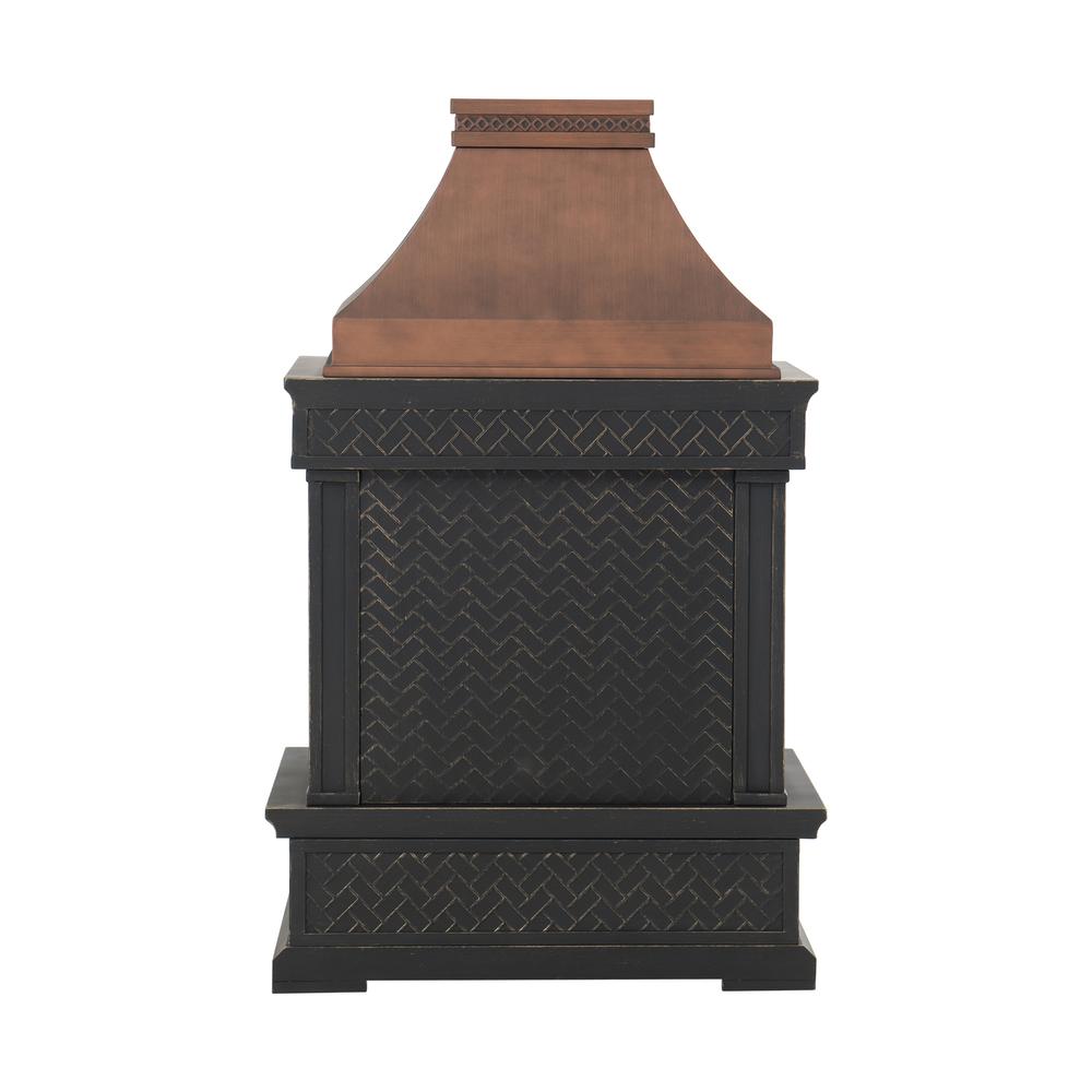 Sunjoy Heirloom Slate Wood Burning Fireplace - Copper. Picture 21
