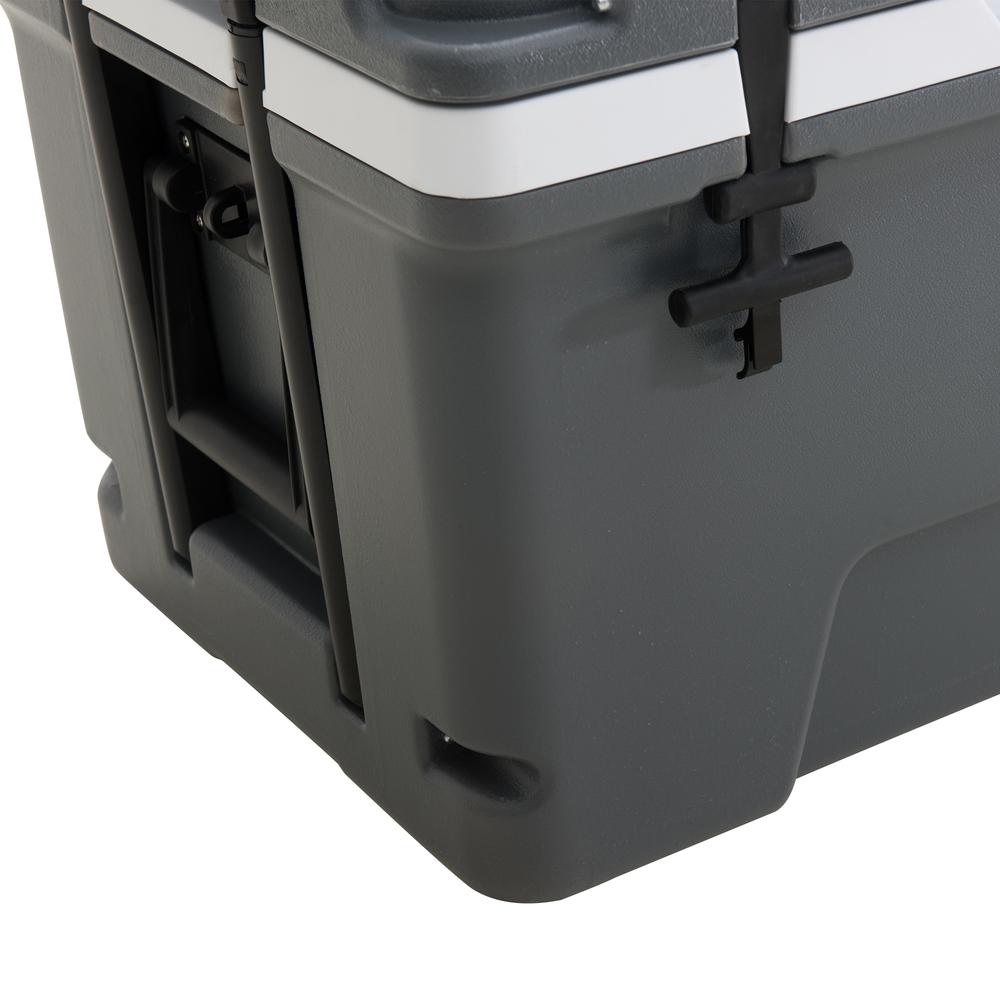 Louie 60-Quart Insulated Portable Rolling Ice Chest Solar Cooler with Wheels. Picture 8
