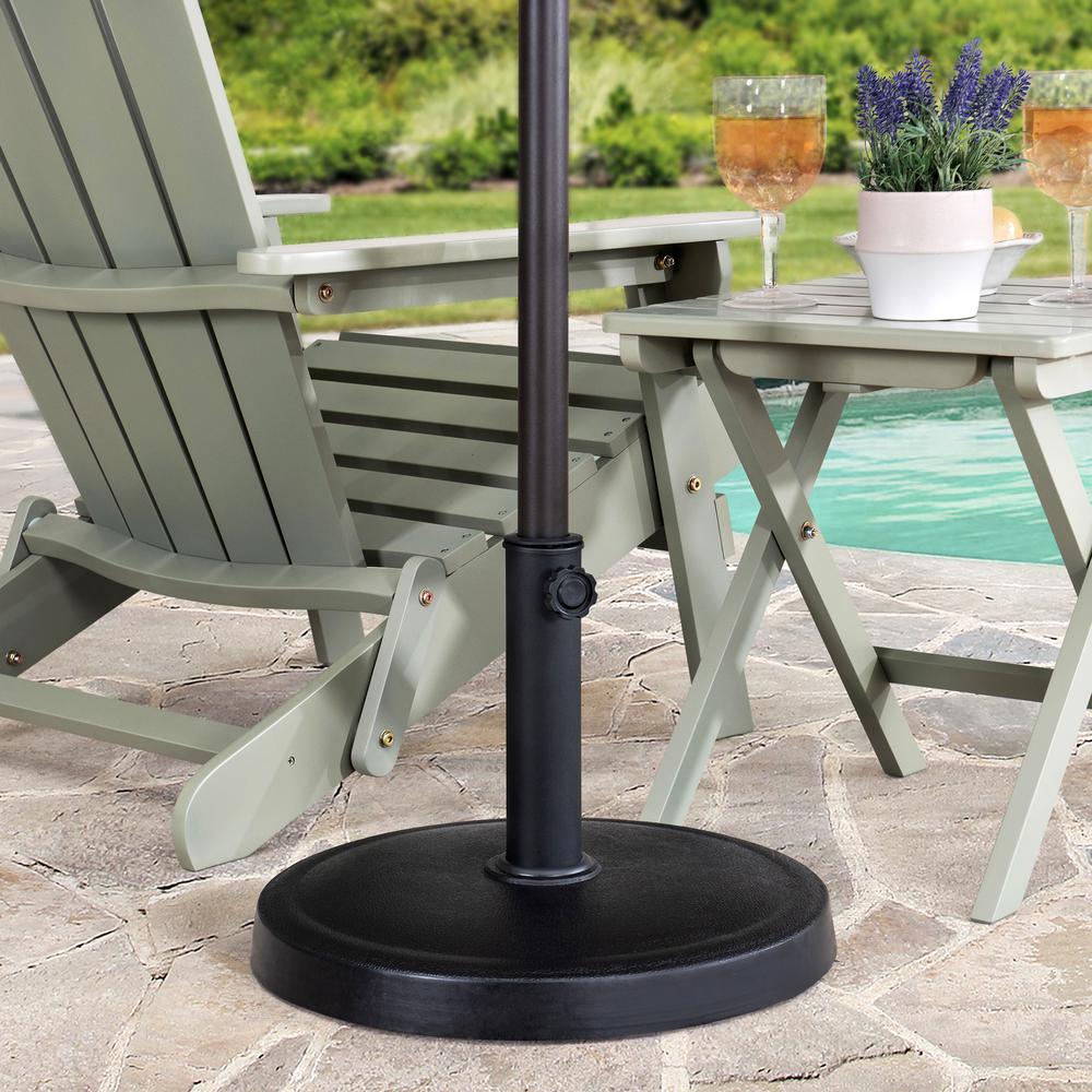 Sunjoy Universal 30 lb. Black Heavy Duty Cement Filled Patio Umbrella Base. Picture 5