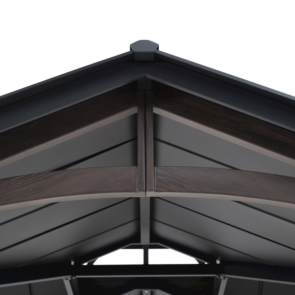 Sunjoy 12.5 ft. x 12.5 ft. Roanforth Hard Top Gazebo. Picture 5
