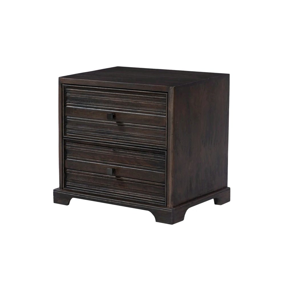 Carmenita 2-Drawer Might Night Stand - Rich Umber. Picture 2