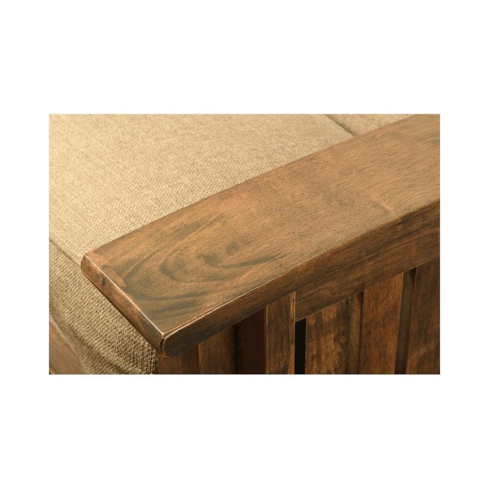 Washington Queen Frame-Rustic Walnut-Storage Drawers. Picture 5