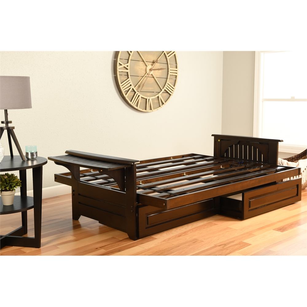 Phoenix Frame-Espresso Finish-Storage Drawers. Picture 3