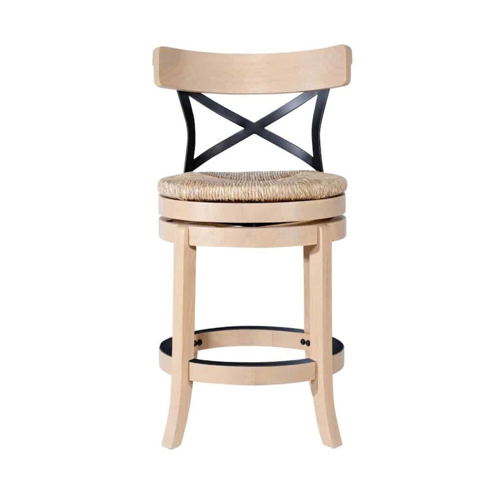 Myrtle Swivel Counter Stool - Blonde Oak. Picture 4