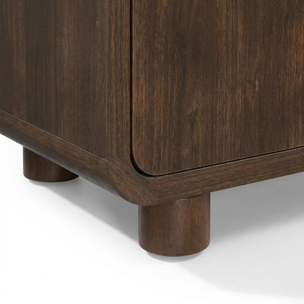 Pantry Cabinet in Rustic Finish with Anti-Tip Mechanism and Spacious Storage. Picture 6