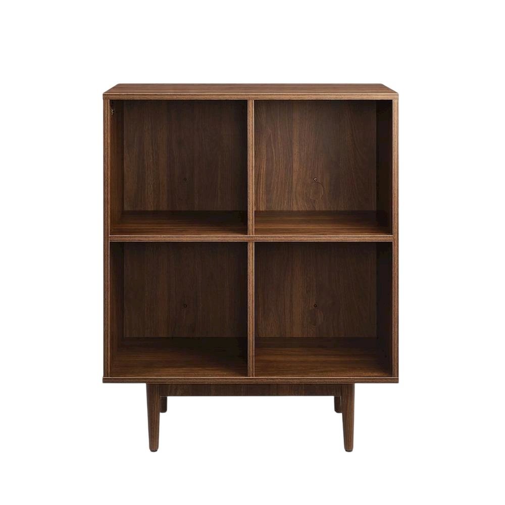 Record Player Stand with Vinyl Storage, Compact Entertainment Center. Picture 4