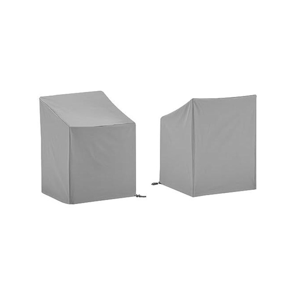 2Pc Outdoor Dining Arm Chair Furniture Cover Set - 2 Dining Arm Chairs. Picture 1