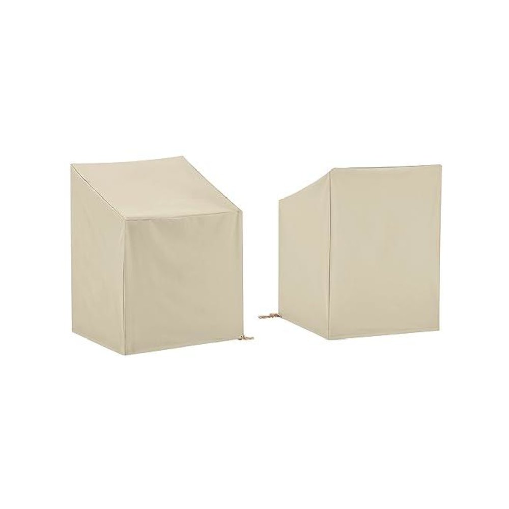 2Pc Outdoor Dining Arm Chair Furniture Cover Set - 2 Dining Arm Chairs. Picture 1