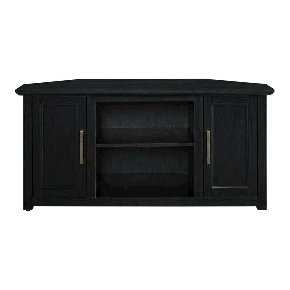 Corner TV stand for 50+ inch TVs with sturdy construction and sleek design. Picture 4
