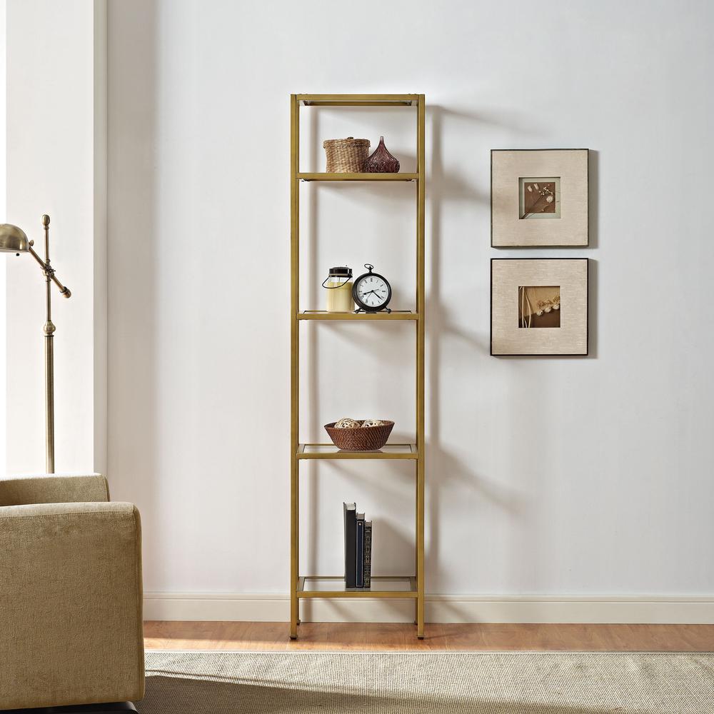 Aimee Narrow Etagere Bookcase. Picture 14