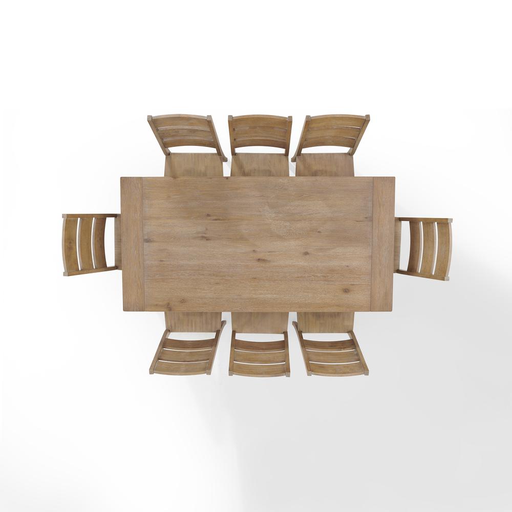 Joanna 9-Piece Dining Table Set For 8 - Table & 8 Ladder-Back Chairs. Picture 9