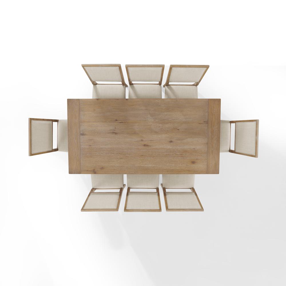 Joanna 9-Piece Dining Table Set For 8 - Table & 8 Upholstered Back Chairs. Picture 10