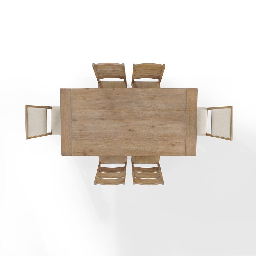 Joanna 7-Piece Dining Table Set For 6, Table, 4 Ladder-Back Chairs, 2 Chairs. Picture 10