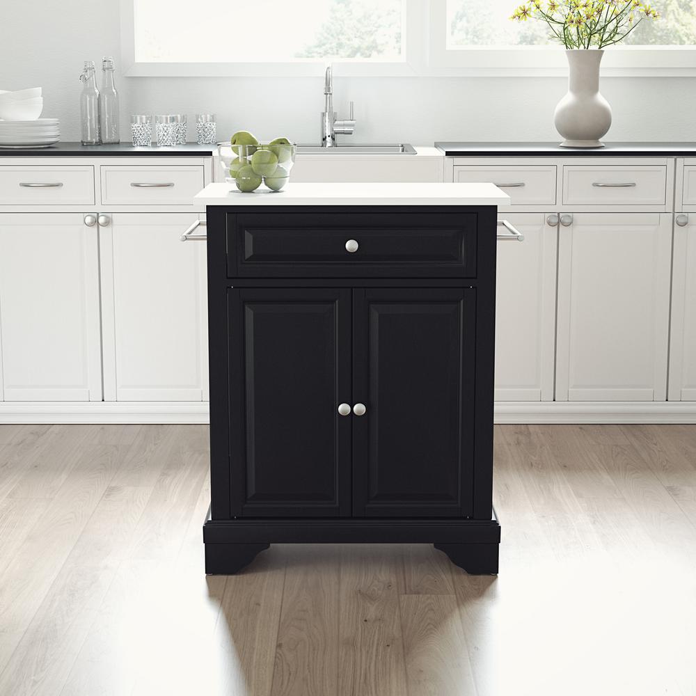 Lafayette Stone Top Portable Kitchen Island/Cart. Picture 5