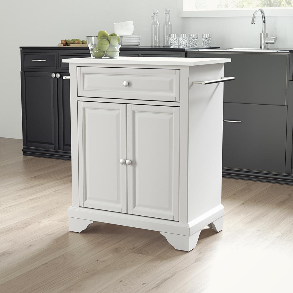 Lafayette Stone Top Portable Kitchen Island/Cart. Picture 6