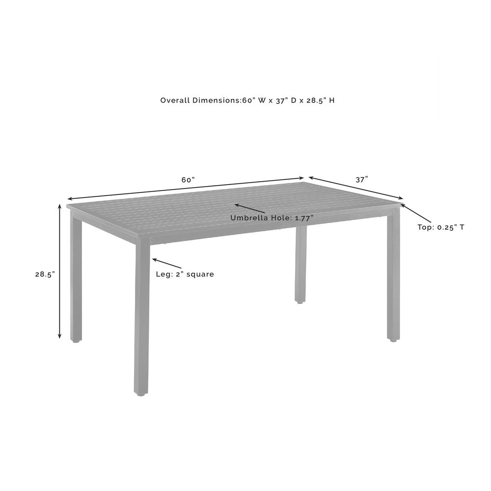 Kaplan 7Pc Outdoor Dining Set Mist/Oil Rubbed Bronze - Table, 4 Swivel Chairs, & 2 Regular Chairs. Picture 18