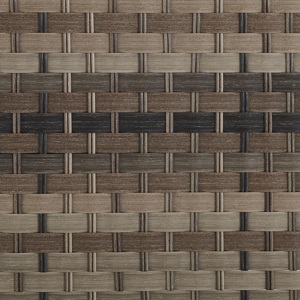 Prescott Outdoor Wicker Armchair Taupe/Brown. Picture 18