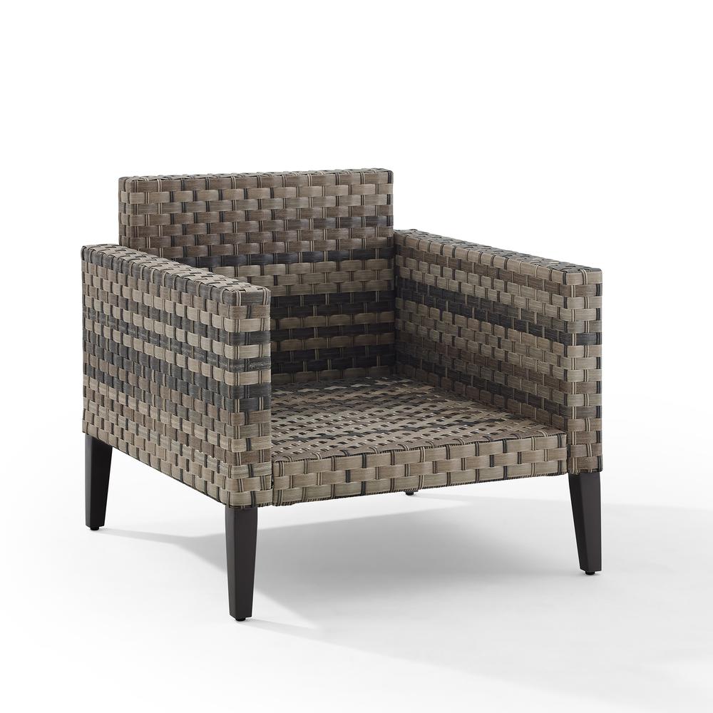 Prescott Outdoor Wicker Armchair Taupe/Brown. Picture 22