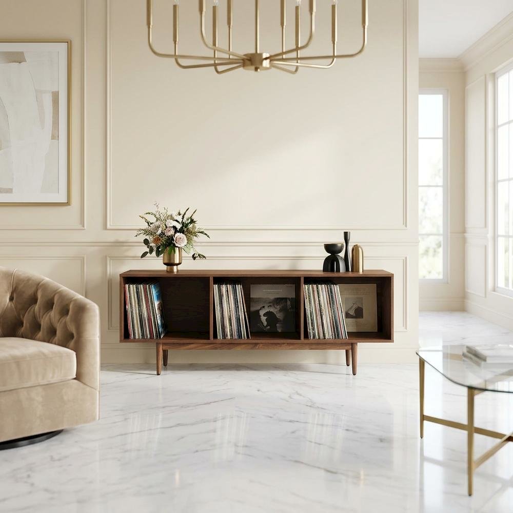 Large vinyl storage console with sturdy construction and versatile design. Picture 4