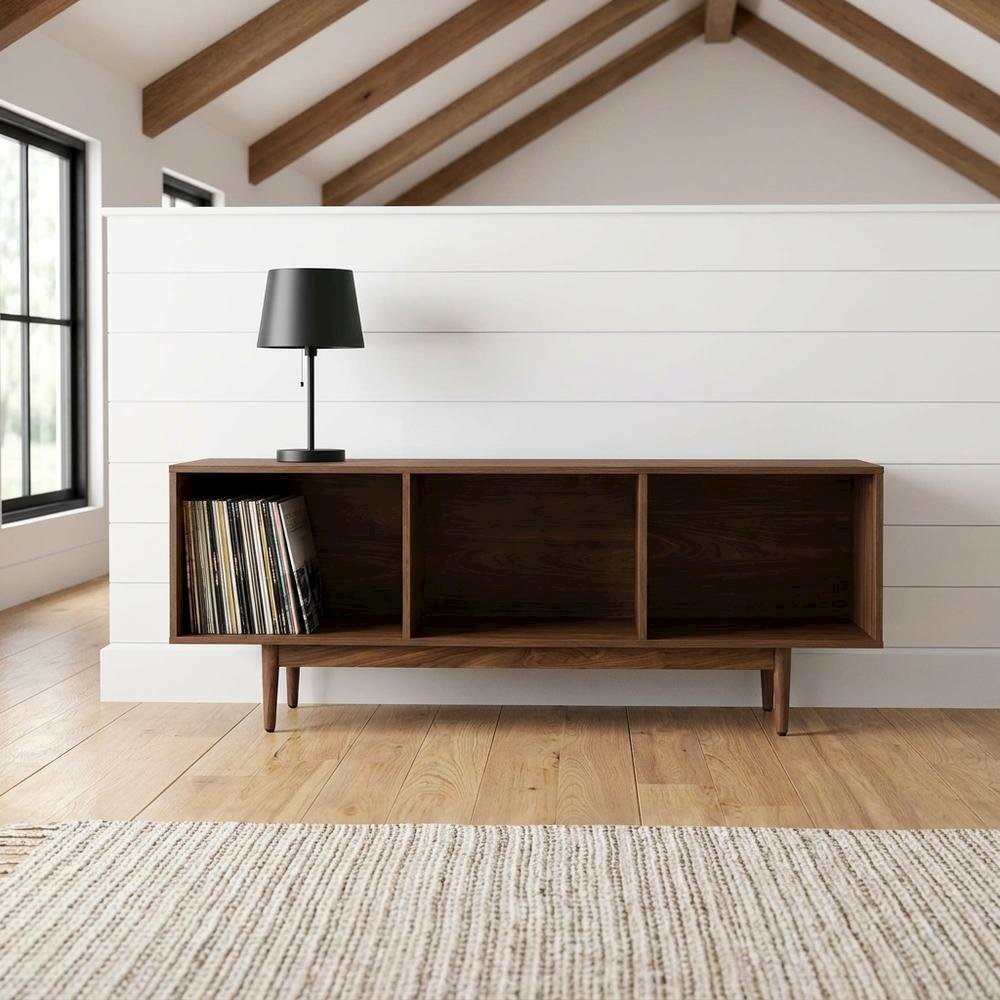 Large vinyl storage console with sturdy construction and versatile design. Picture 2