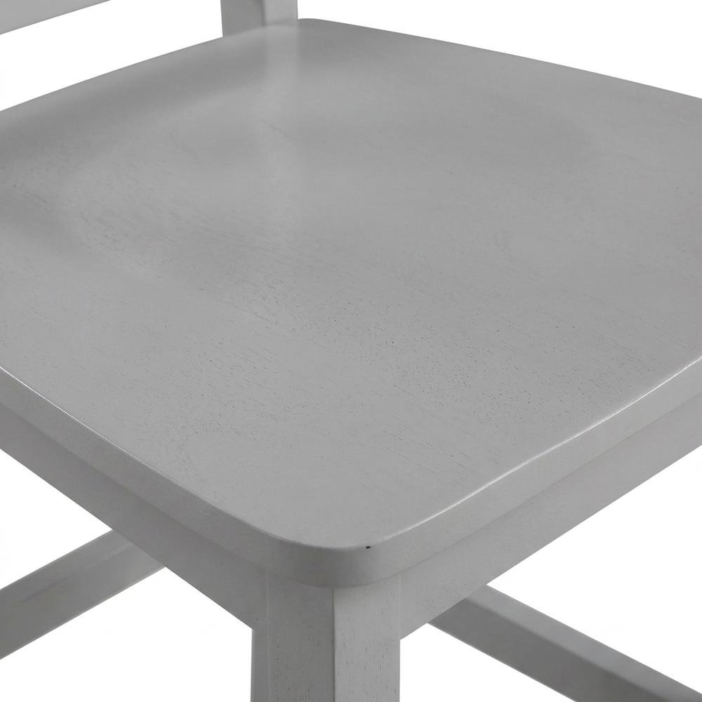 Counter Height Bar Stool Set with X-Back Design in Stylish Finish. Picture 8